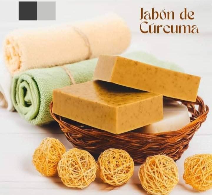 JABÓN DE CÚRCUMA 100% NATURAL