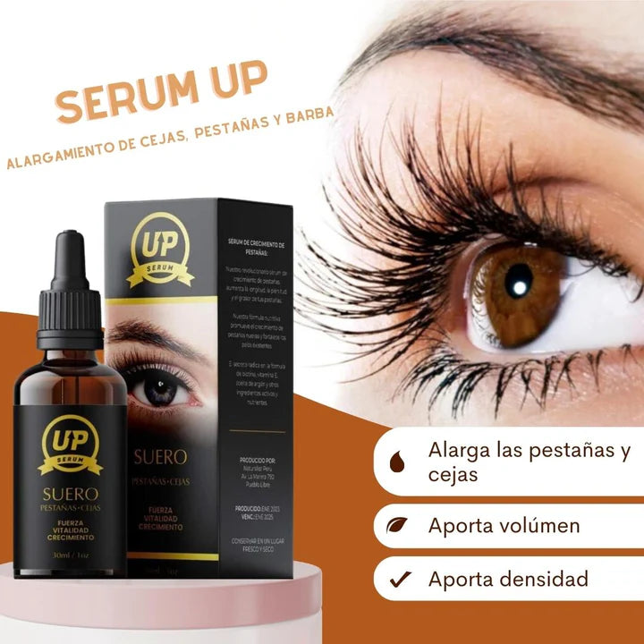 Serum Up® - ALARGAMIENTO DE PESTAÑAS , CEJAS ; BARBA Y CABELLO