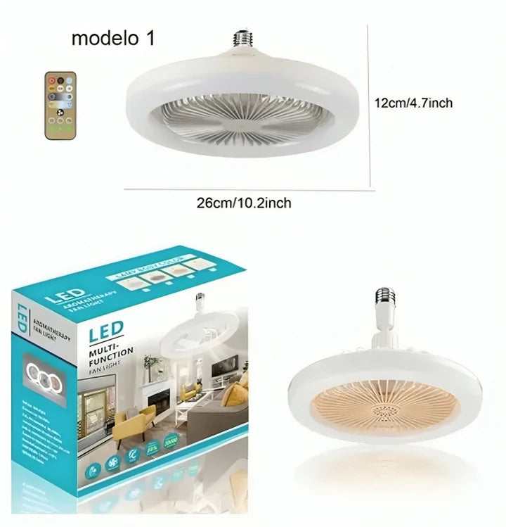 FOCO LED 3 EN 1 ( foco, ventilador, aromatizador)