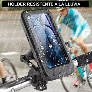 Soporte Estuche Impermeable Para Celular En Moto / Bicicleta